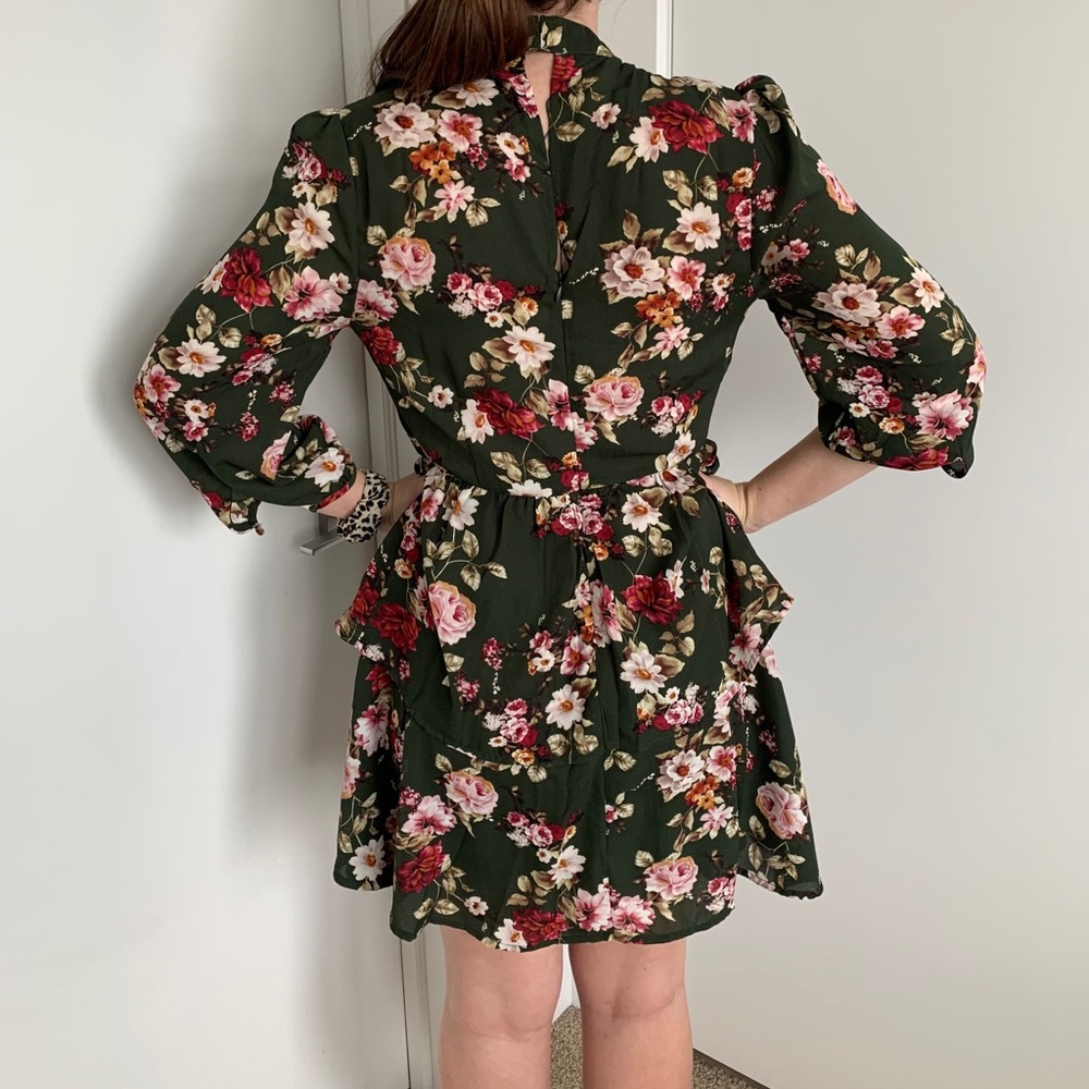 Entro Floral Ruffle Dress - Picture 5 of 5